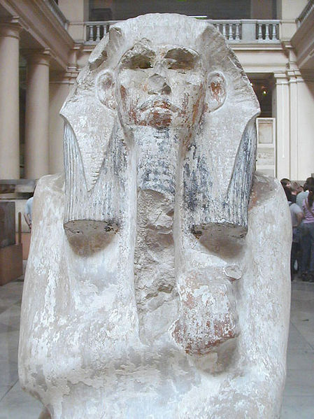 Djoser,  1st Pharaoh 3rd Dynasty, reigned ca. 2667-2648,      Museum of Egyptian Antiquities, Cairo    (Photo: Jon Bodsworth, 2007)